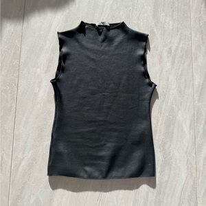 Elegant Black Sleeveless Top